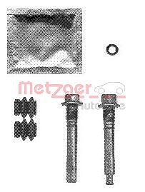 Metzger Führungshülsensatz, Bremssattel [Hersteller-Nr. 113-1423X] für Chrysler, Citroën, Dodge, Jeep, Lancia, Mitsubishi, Peugeot von METZGER