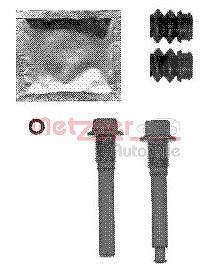 Metzger Führungshülsensatz, Bremssattel [Hersteller-Nr. 113-1424X] für Citroën, Fiat, Isuzu, Mitsubishi, Opel, Peugeot, Vauxhall von METZGER