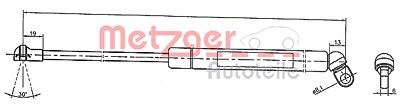 Metzger Gasfeder, Koffer-/Laderaum [Hersteller-Nr. 2110334] für BMW von METZGER