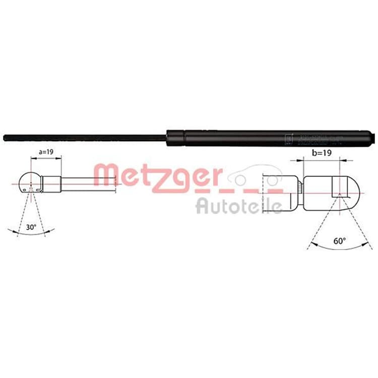Metzger Gasfeder f?r Kofferraum Ford Mondeo 4 Metzger Gasfeder f?r Kofferraum Ford Mondeo 4 von METZGER