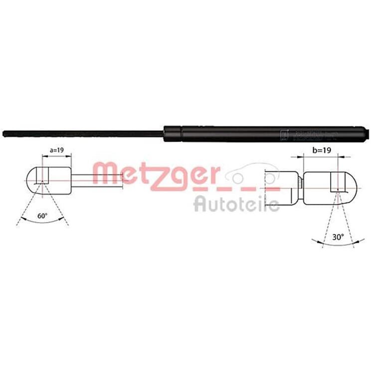 Metzger Gasfeder f?r Motorhaube Audi A6 4F von METZGER