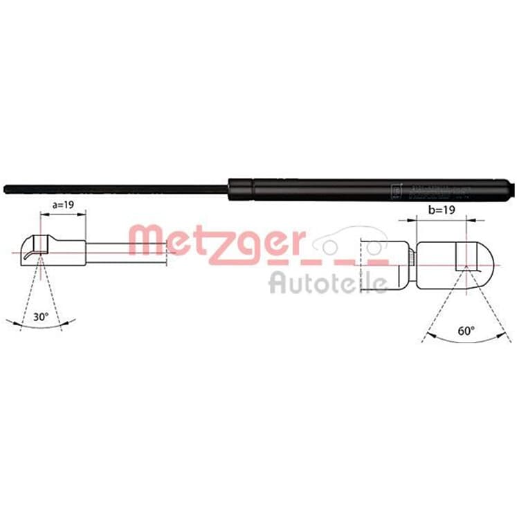 Metzger Gasfeder f?r Motorhaube BMW 3er E90 Metzger Gasfeder f?r Motorhaube BMW 3er E90 von METZGER