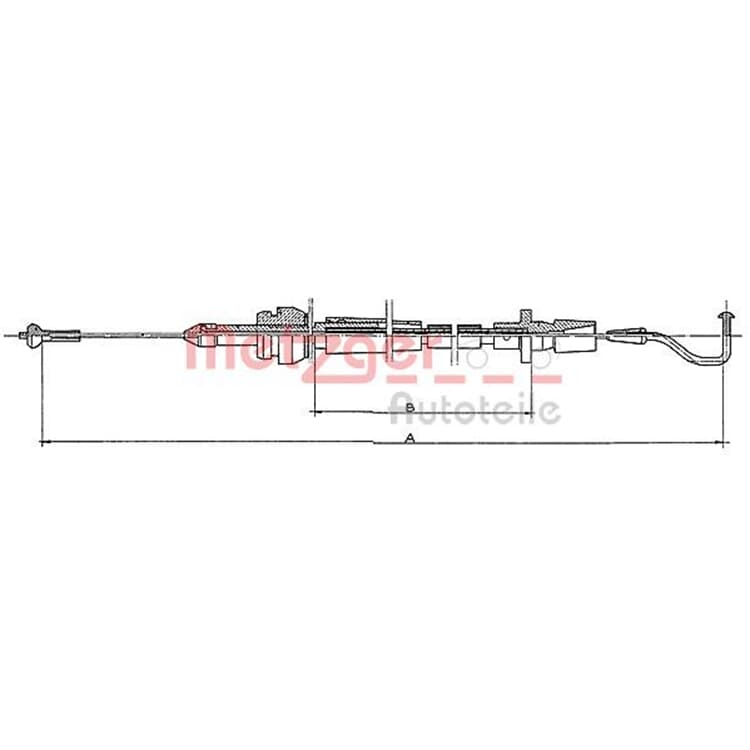 Metzger Gaszug VW Golf Passat Metzger Gaszug VW Golf Passat von METZGER