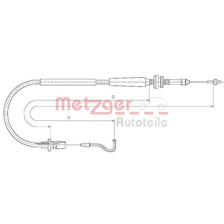 Metzger Gaszug VW Transporter T4 Metzger Gaszug VW Transporter T4 von METZGER