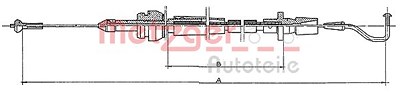 Metzger Gaszug [Hersteller-Nr. 11.082] für VW von METZGER