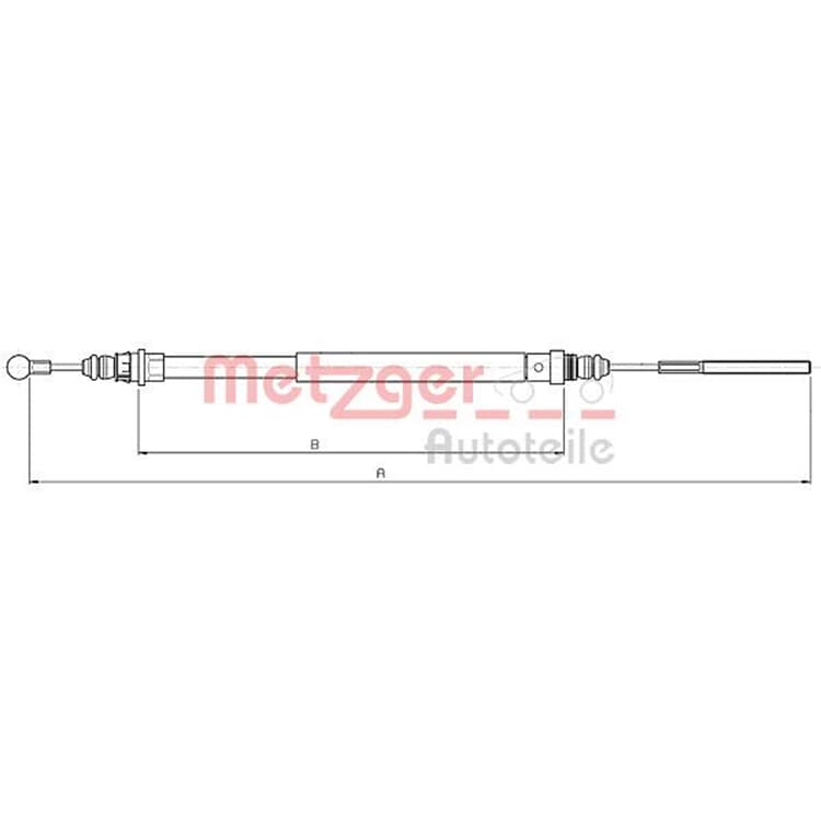 Metzger Handbremsseil hinten links Citroen C8 Fiat Ulysse Lancia Phedra Peugeot 807 Metzger Handbremsseil hinten links Citroen C8 Fiat Ulysse Lancia Phedra Peugeot 807 von METZGER