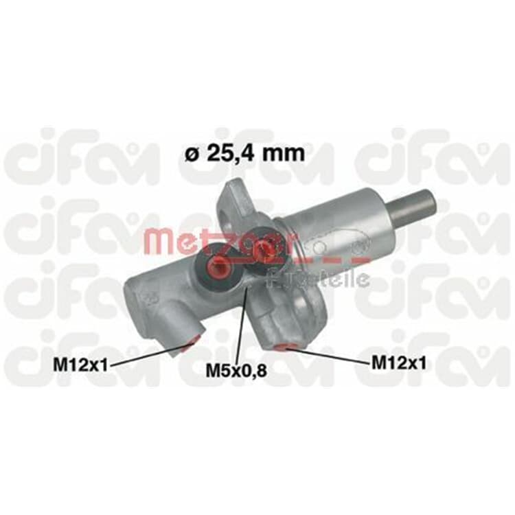 Metzger Hauptbremszylinder Audi A4 A6 Skoda Superb VW Passat Metzger Hauptbremszylinder Audi A4 A6 Skoda Superb VW Passat von METZGER