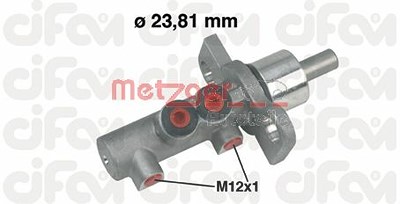 Metzger Hauptbremszylinder [Hersteller-Nr. 202-260] für Audi, Porsche, VW von METZGER