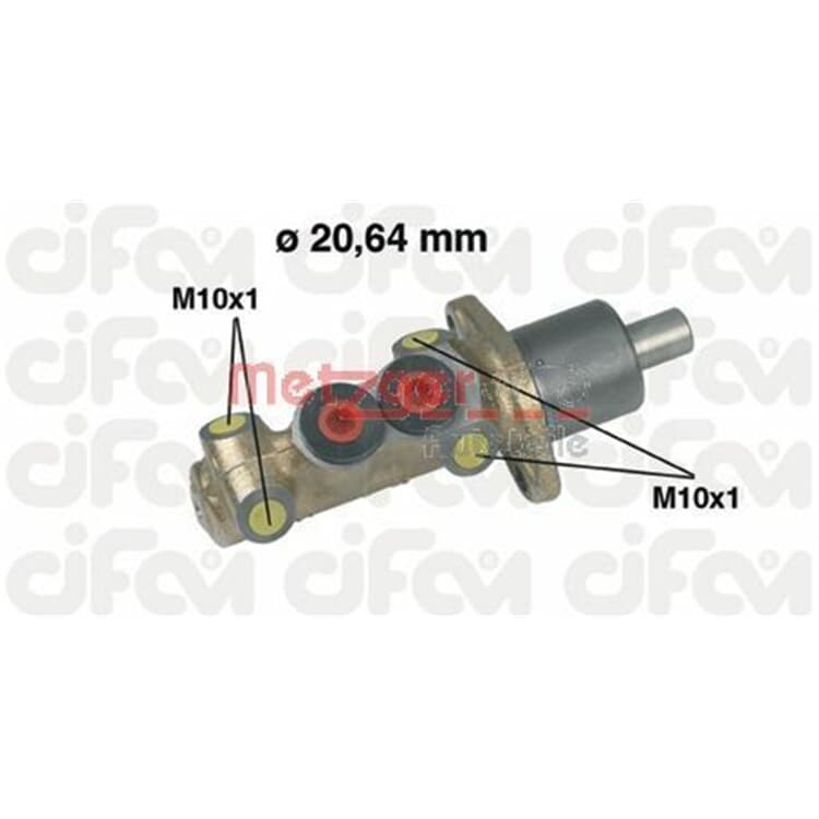 Metzger Hauptbremszylinder Citroen Peugeot Renault Seat von METZGER