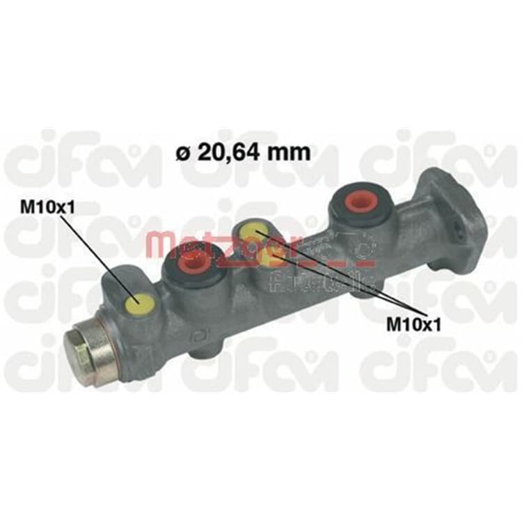Metzger Hauptbremszylinder Fiat Panda Regata Ritmo Uno Lancia Y10 Metzger Hauptbremszylinder Fiat Panda Regata Ritmo Uno Lancia Y10 von METZGER