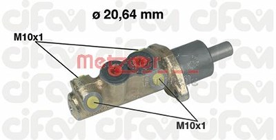 Metzger Hauptbremszylinder [Hersteller-Nr. 202-039] für Seat, VW von METZGER