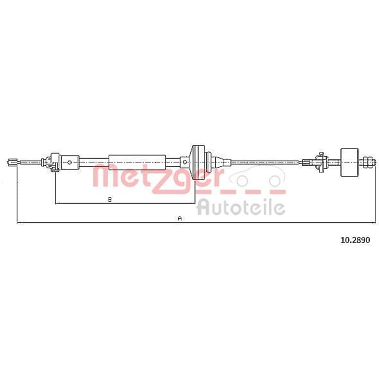 Metzger Kupplungsseil Dacia Logan Sandero Metzger Kupplungsseil Dacia Logan Sandero von METZGER