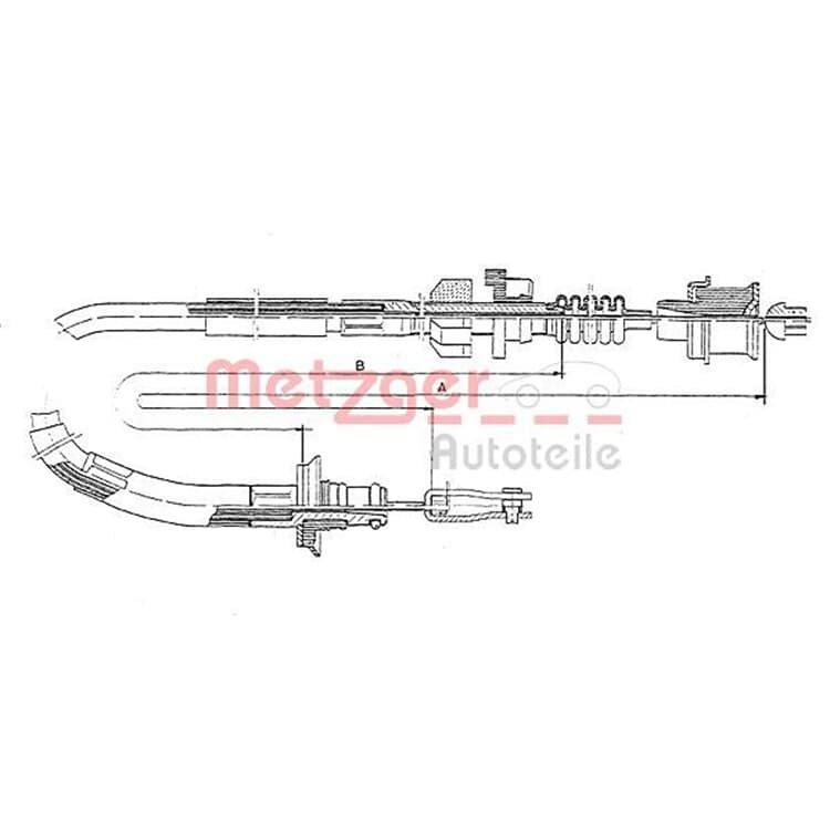 Metzger Kupplungsseil Honda Civic Crx Metzger Kupplungsseil Honda Civic Crx von METZGER