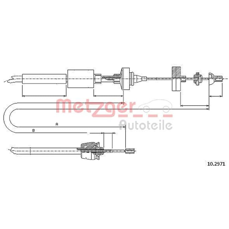 Metzger Kupplungsseil Renault Megane Sc?nic von METZGER