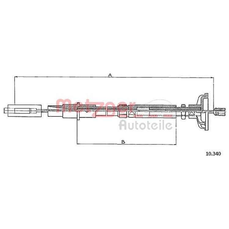Metzger Kupplungsseil Seat Toledo VW Golf Jetta Metzger Kupplungsseil Seat Toledo VW Golf Jetta von METZGER