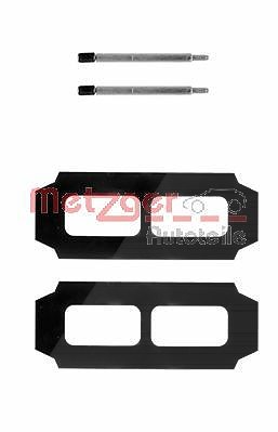 Metzger Montagesatz Bremsbeläge Scheibenbremse vorne [Hersteller-Nr. 109-0987] für Mercedes-Benz, VW von METZGER
