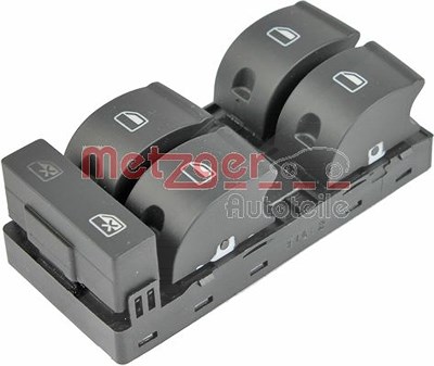 Metzger Schalter, Fensterheber [Hersteller-Nr. 0916374] für Audi, Seat von METZGER