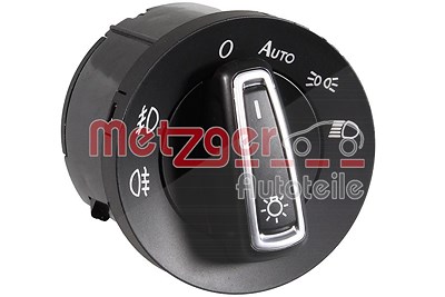 Metzger Schalter, Hauptlicht [Hersteller-Nr. 09161012] für Seat, VW von METZGER