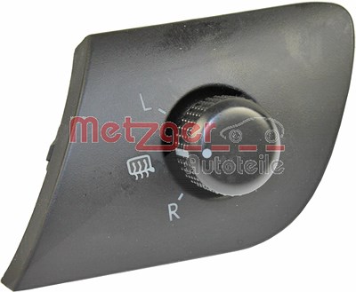 Metzger Schalter, Spiegelverstellung [Hersteller-Nr. 0916370] für Skoda von METZGER
