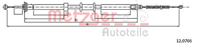 Metzger Seilzug, Feststellbremse [Hersteller-Nr. 12.0766] für Fiat von METZGER