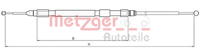 Metzger Seilzug, Feststellbremse [Hersteller-Nr. 10.4157] für BMW von METZGER