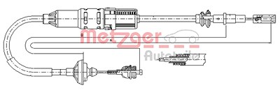 Metzger Seilzug, Kupplungsbetätigung [Hersteller-Nr. 10.3446] für Seat, VW von METZGER