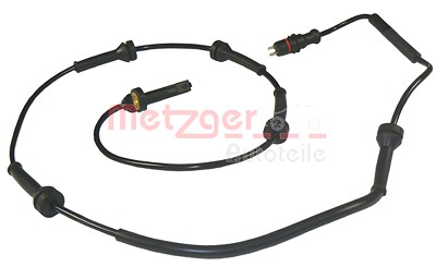 Metzger Sensor, Raddrehzahl [Hersteller-Nr. 0900120] für Renault von METZGER