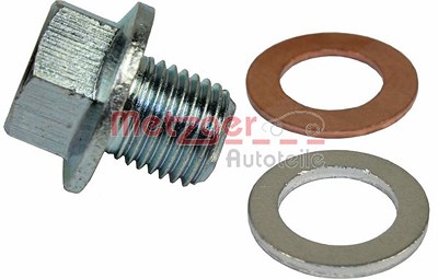 Metzger Verschlussschraube, Ölwanne [Hersteller-Nr. 8030013] für Acura, Alfa Romeo, Chevrolet, Citroën, Daewoo, Fiat, Ford, Geo, Honda, Hyundai, Kia, von METZGER