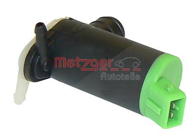 Metzger Waschwasserpumpe, Scheibenreinigung [Hersteller-Nr. 2220020] für Citroën, Fiat, Lancia, Peugeot von METZGER