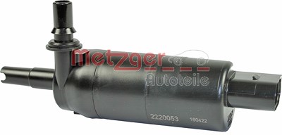 Metzger Waschwasserpumpe, Scheinwerferreinigung [Hersteller-Nr. 2220053] für Audi, Nissan, Seat, Skoda, VW von METZGER