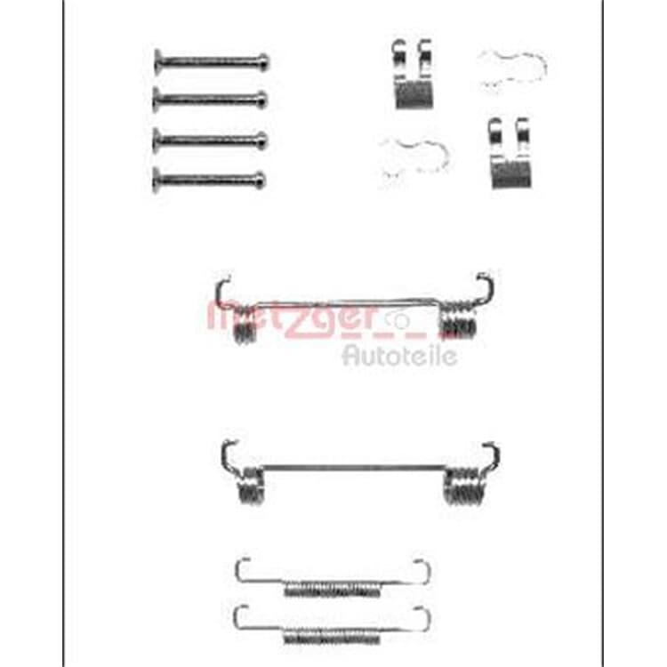 Metzger Zubeh?r f?r Bremsbacken Citroen Fiat Nissan Peugeot von METZGER
