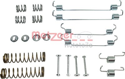 Metzger Zubehörsatz, Bremsbacken [Hersteller-Nr. 105-0835] für Citroën, Ds, Opel, Peugeot, Vauxhall von METZGER