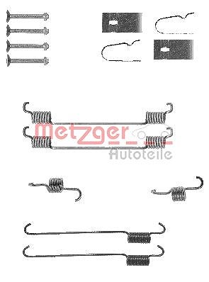 Metzger Zubehörsatz, Bremsbacken [Hersteller-Nr. 105-0007] für Nissan, Suzuki von METZGER