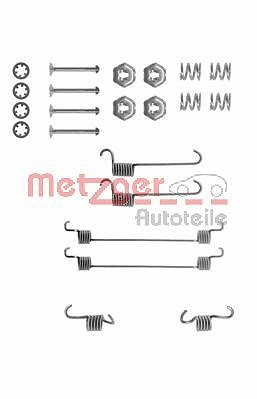 Metzger Zubehörsatz, Bremsbacken Trommelbremse [Hersteller-Nr. 105-0650] für Citroën, Peugeot von METZGER