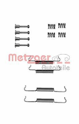 Metzger Zubehörsatz, Feststellbremsbacken [Hersteller-Nr. 105-0793] für Citroën, Fiat, Peugeot von METZGER