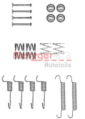 Metzger Zubehörsatz, Feststellbremsbacken [Hersteller-Nr. 105-0008] für Hyundai, Kia von METZGER