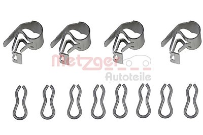 Metzger Zubehörsatz, Scheibenbremsbelag [Hersteller-Nr. 109-1055] für Abarth, Alfa Romeo, Fiat, Lancia, Seat von METZGER