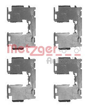 Metzger Zubehörsatz, Scheibenbremsbelag [Hersteller-Nr. 109-1760] für Toyota von METZGER