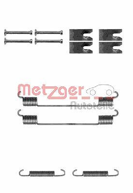 Metzger Zubehörsatz Bremsbacken Trommelbremse [Hersteller-Nr. 105-0814] für Citroën, Fiat, Ford, Lancia, Peugeot von METZGER