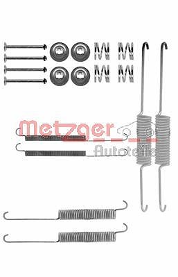 Metzger Zubehörsatz Bremsbacken Trommelbremse [Hersteller-Nr. 105-0758] für Isuzu, Opel, Vauxhall von METZGER