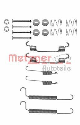 Metzger Zubehörsatz Bremsbacken Trommelbremse [Hersteller-Nr. 105-0766] für Chevrolet, Opel von METZGER