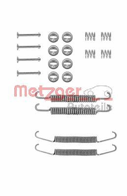 Metzger Zubehörsatz für Bremsbacken Hinterachse [Hersteller-Nr. 105-0548] für Autobianchi, Fiat, Lancia, Seat, Zastava von METZGER