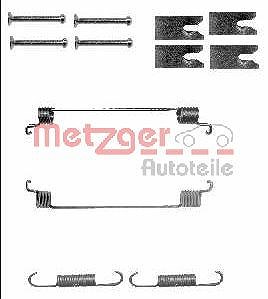 Metzger Zubehörsatz, Bremsbacken 203x38 [Hersteller-Nr. 105-0866] für Citroën, Fiat, Lancia, Opel, Peugeot, Piaggio von METZGER