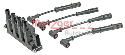 Metzger Zündspule [Hersteller-Nr. 0880072] für Alfa Romeo, Chrysler, Fiat, Ford, Lancia von METZGER