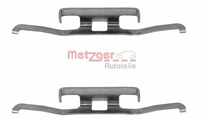 Metzger Montagesatz Bremsbeläge Scheibenbremse hinten [Hersteller-Nr. 109-1098] für BMW, Saab von METZGER