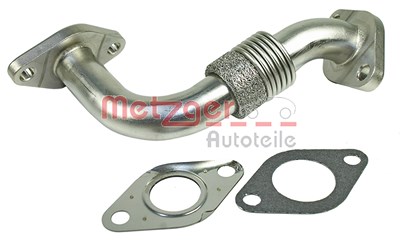 Metzger Rohrleitung, AGR-Ventil [Hersteller-Nr. 0892648] für Audi, Skoda, VW von METZGER