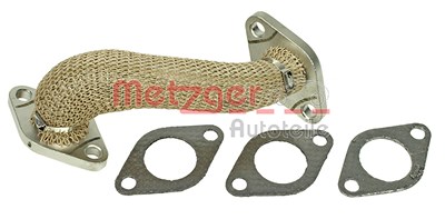 Metzger Rohrleitung, AGR-Ventil [Hersteller-Nr. 0892653] für Audi, Skoda, VW von METZGER