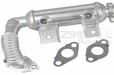 Metzger Rohrleitung, AGR-Ventil [Hersteller-Nr. 0892750] für Ford von METZGER