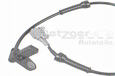 Metzger Sensor, Raddrehzahl [Hersteller-Nr. 09001091] für Nissan von METZGER