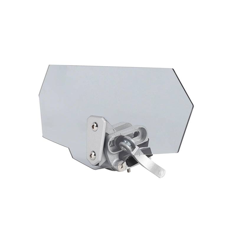MEUIXT Universal Motorrad Risen Clip Auf Windschutzscheibe Windschutzscheibe Verlängerung Spoiler Air Deflektor Kompatibel Mit R1200GS XADV Tmax Roller(Silver Bracket) von MEUIXT